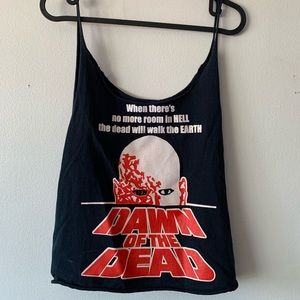 Dawn of the Dead cropped tank top